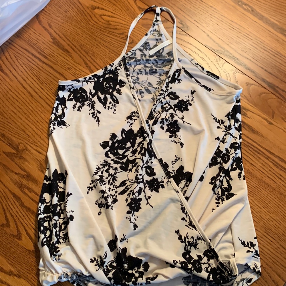 Cute wrap tank top